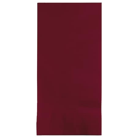 4 X 8 Burgundy Red Dinner Napkins 600 PK